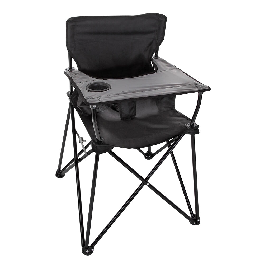 Chaise-Haute Portative noire pour bébé camping voyage – Kalibou